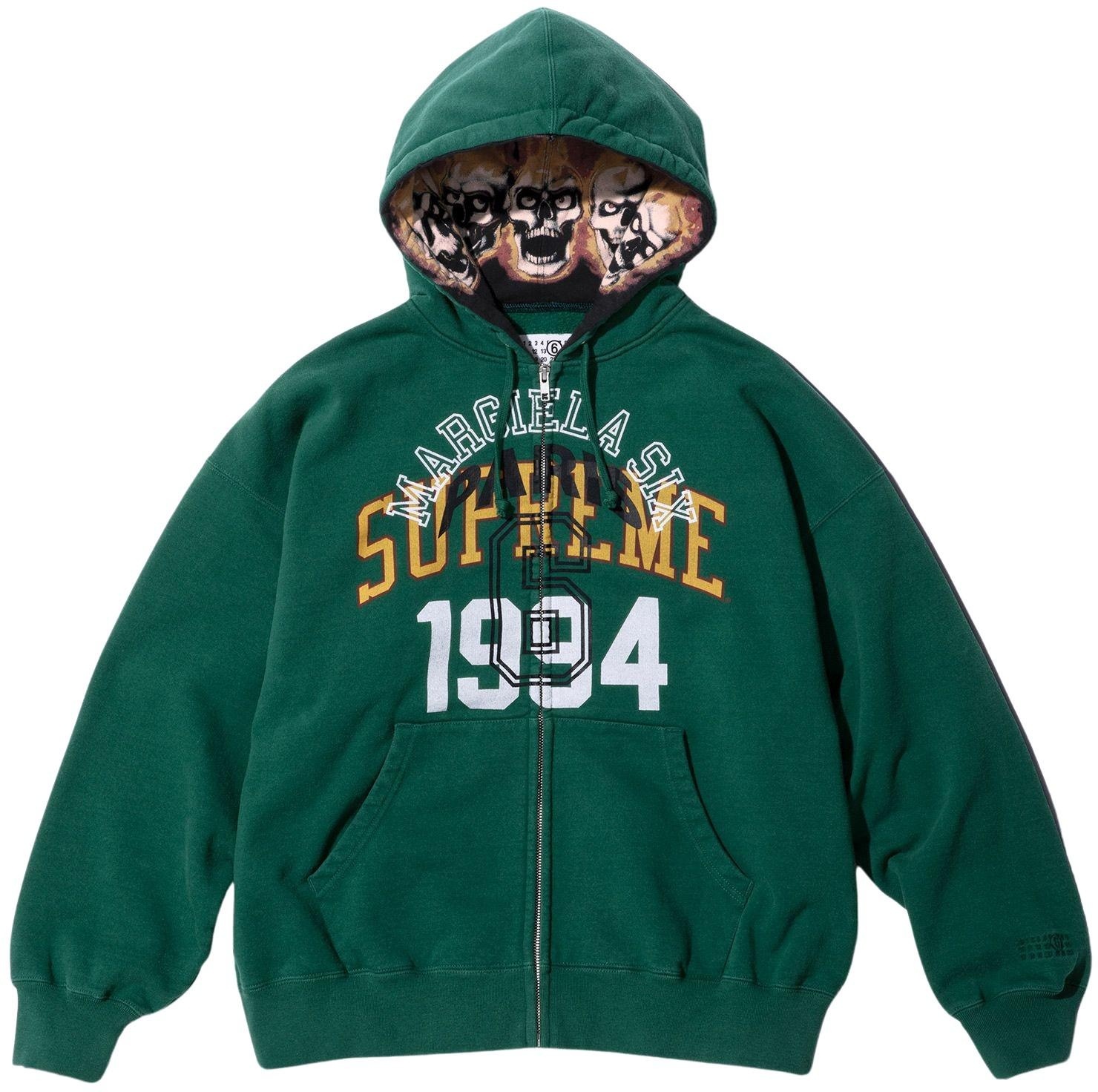 Supreme®/MM6 Maison Margiela Zip Up Hooded Sweatshirt view 8